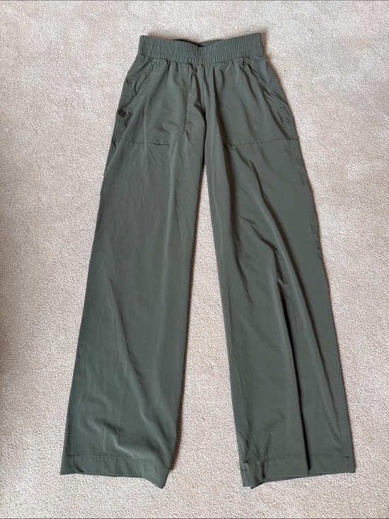 lululemon athletica Pants - lululemon athletica Swift Mid-Rise Wide-Leg Pants in Army Green
